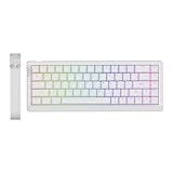 EPOMAKER HE68 Lite ホール効果マグネットゲーミングキーボード 8000Hzポーリングレート&128Kスキャンレート 0.01mm調整可能なトリガー 0.125ミリ秒のレイテンシー 5層防音構造 スナップキー SOCD A-RGB 有線接続 Mac対応ソフトウェア (White)