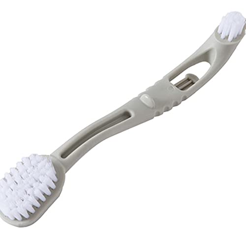 Long Handled Shoe Cleaner, Household Shoe Cleaning Brush, Ergonomics Grip Easy Hold Soft Hair Brush, Sports Shoes Cleaning Double-Sided Wash Cleaner Scrubber #TOP16