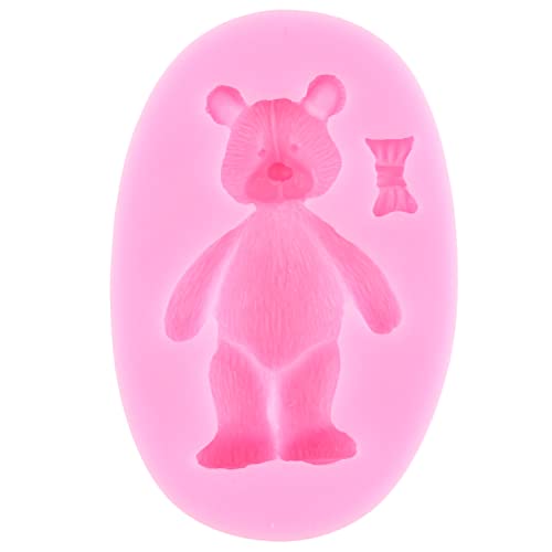 Rfghac Bear Silicone Fondant Molds For Cake Decorating Candy Chocolate Gum Paste Crafting Polymer Clay Set Of 5 #TOP6
