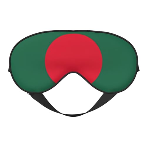 Flag of Bangladesh Print Sleep Mask Silk-Like Eye Mask Sleeping Eye Mask for Women Men for Travel Sleep Relaxation