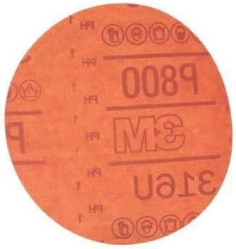 Miniatura 9 de 3M Hookit - P80D, disco de arena abrasiva, rojo, 6 pulgadas., Grado P500