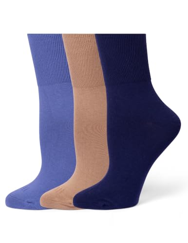 Image of HUE Women's Bobby Sock Causal Crew 3 Pair Pack