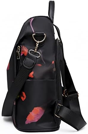 Hnayet Women's Backpack Handbag Anti-Theft Nylon Ladies Shoulder Bags Travel Bag Casual Daypack