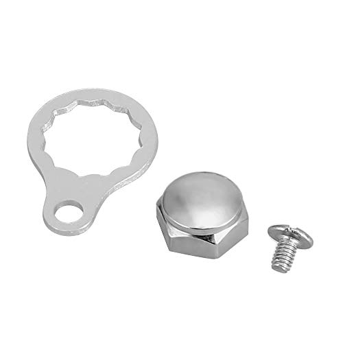 Equipamento de pesca, Andoer Carretel de pesca parafuso porca tampa alça peças de reparo placa de tr