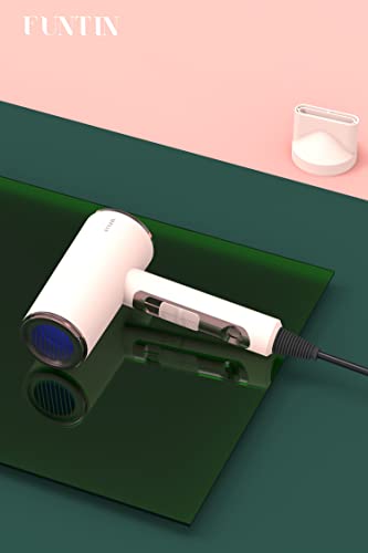 Funtin Hair Dryer, Blow Dryer With Diffuser 2023 Updated 1800W, Ionic For Women Curly 4C Thick Hair Pink #TOP7