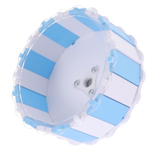 UTHCLO Hamster Laufrad Leise 15,5cm aus Kunststoff Bunt für Kleintiere Wie Hamster Eichhörnchen und Mäuse Geräuschloses Haustierspielzeug für Bewegung und Fitness