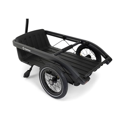 Hamax - Venture Cargo-Anhänger – leicht und robust – Fahrrad- und Gehmodus – max. Belastung 60 kg – Maße 575 x 280 x 900 mm – Zubehör im Lieferumfang enthalten: Haken, Sandow, Bezug – kompaktes und