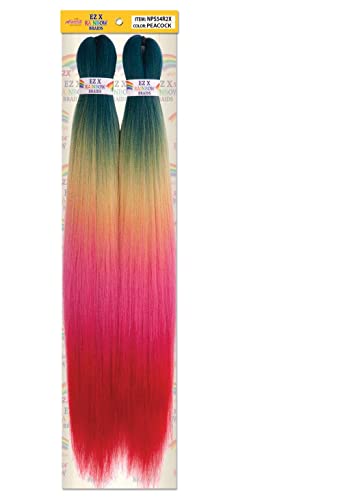 EZ X Rainbow Pre-Stretched Braids 54" (1/50) (PEACOCK)