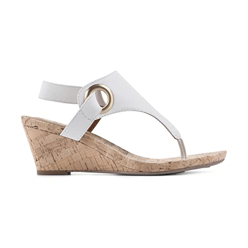 Image of WHITE MOUNTAIN Women's Aida Cork Wedge Sandal