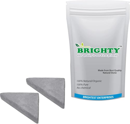 Image of Brighty Brightify Black Mini Slate Triangle Chalk 250g Pack | Natural Stone Pieces for Display, Drawing, Educational Activities, Art, and Craft Use