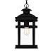 Quoizel SCO1909MBK Scout Outdoor Hanging Lantern, 1-Light 100 Watts, Matte Black