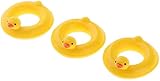 QIANG Netter Puppenstuben Mini-Ente-Schwimmen-Ring Lifebelt Schwimmenschöße Boje Kinder Pretend Play-Spielzeug-Zubehör (12 PCS) Lernen