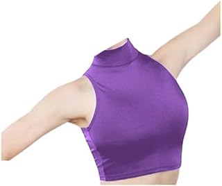 Prime fashionsPrime mode flickor nylon polokrage ärmlös magtröja nylon danskläder - Amazon Deal & Rabatt