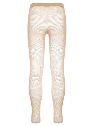 easyforever Kids Girls Mesh Net Tights Fishnet Tight Stockings Sparkle Rhinestone Hollow Out Pantyhose Leggings Pants2