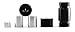 Anodized Aerospace Aluminum Press With 3 Metal Dowel Rods by Interplanetary Development