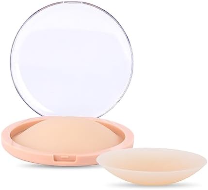 ilnehc Nipple Covers, Sticky Silicone Breast Petals, Washable, Ultra-Thin, Self-Adhesive, Reusable Female Nipple Pasties For Women With Travel Box Nude(Fits A-C cups)