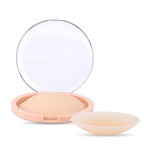 Ilnehc Nipple Covers, Sticky Silicone Breast Petals, Washable, Ultra-Thin, Self-Adhesive, Reusable Female Nipple Pasties For Women With Travel Box Nude(Fits A-C Cups) #TOP2