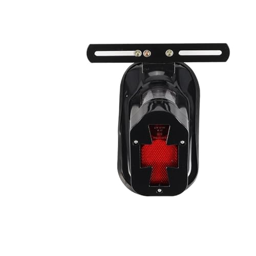 Feu arrière de conversion de feu stop moto custom contre le manque de visibilité