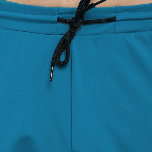 Image of LookMark Men's Solid Lycra Blend Lounge Wear: Trendy Track Pant with Pockets, Ideal for Night, Day, or Casual Wear