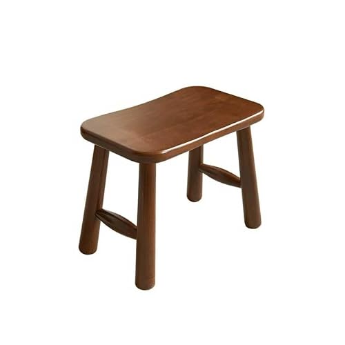 NEBE Taburete Taburete Cuadrado de Madera, Taburete pequeño for el hogar, Puerta de Entrada, Taburete for Cambiar Zapatos, Taburete de Madera, Taburete bajo for Dormitorio Taburete Bajo Cocina