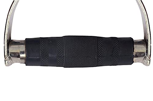 Image of Gyming World Pro Grip VD Bar, Attachment, Double D Handle | High Pulley | LAT Bar with Rubber Grip and Safety Lock