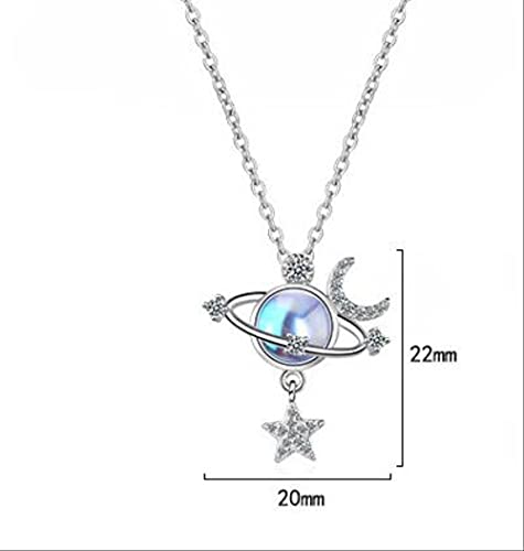 Collier pendentif planet moon femmes le cadeau de mariage idéal