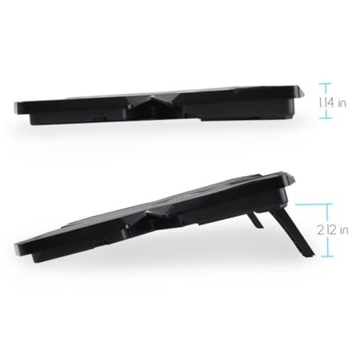 Base de refrigeración para laptop con ventiladores USB miniatura 2