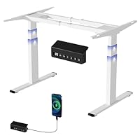 Amazon | ERGOMAKER 電動昇降デスク 脚のみ デュアルモーター