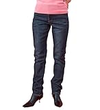 [ミス エドウイン] BODY FIRE ゆったりストレートデニムパンツ【暖】 レディース DARK USED