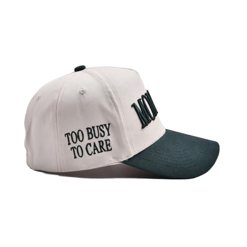 Image of Mommin Trucker Hat,Vintage Two-Tone Women's Baseball Cap with Mama Hat Mothers Day Great Gifts for Mom Wife Stepmom
