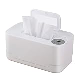 Baby Wipes Warmer, Baby Wipe Warmer & Dispenser, Constant Temperature Wipes Warmer, Wet Wipe Warmer with Night Light, Large Capacity Heated Wipes Dispenser with 3 Levels of Temperature Adjustment