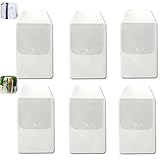 12 Pcs Clear Pocket Protector for Men Shirt, Transparent Heavy Duty PVC Pocket Protectors Pen Holder Organizer Pouch for Shirts Lab Coats Pants Hospital Office Holds Pens Pointers Cards and Notes