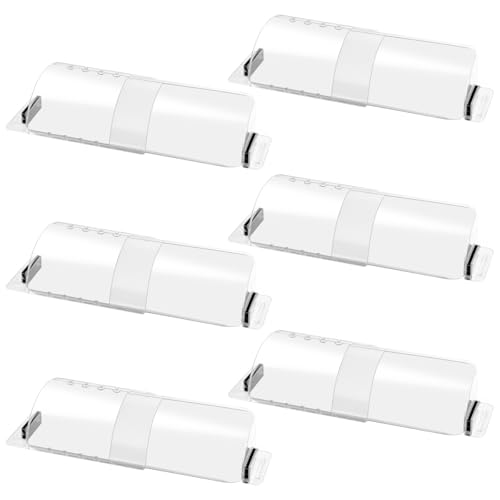 CH24Globall 6-Pack Air Vent Deflector 8.5 to15.5 Inches, Aerospace-Grade Plastic (5-Meter Drop Resistant), 200% Stronger Magnetic AC/Heat Vent Covers (-35°F to 284°F) for Ceiling/Floor/Wall Registers