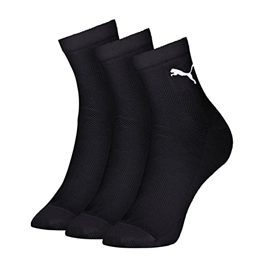 Meia Esportiva Cano Médio, Puma, Masculino, Preto, 39/43