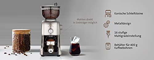 Kaffeemühle ETA Experto mit 400g Behälter für Siebträger