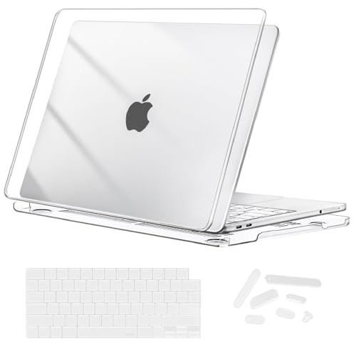 Image of Midkart Compatible with MacBook Neo Case 13 inch 2026 Release Model A3404 with A18 Pro Chip Hard Shell Case Cover with Keyguard and Dustplugs, Crystal Clear