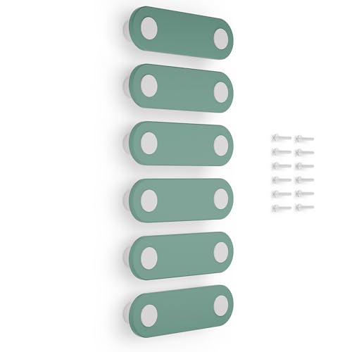 Poliplast - Set da 6 Maniglie, Design lineare moderno per