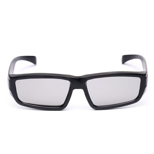 PRECORN 3D Brille schwarz Universale Passive für Cinema kompatibel mit 3D LG Sony Easy 3D Philips Panasonic UVM.