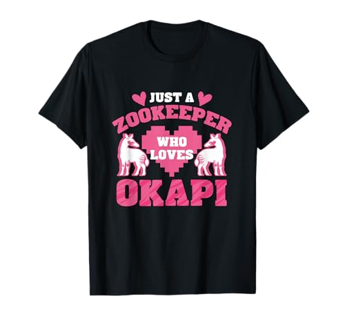 Zookeeper Who Loves Okapi Camiseta