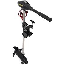 Electric Trolling Motor Boat Fishing Motor Thrust 40 lbs Heavy Duty Electric Thrust Trolling Outboard Motor 12V Inflatable Fishing Boat Engine Brush Motor For Kayaks Canoes 40 lbs