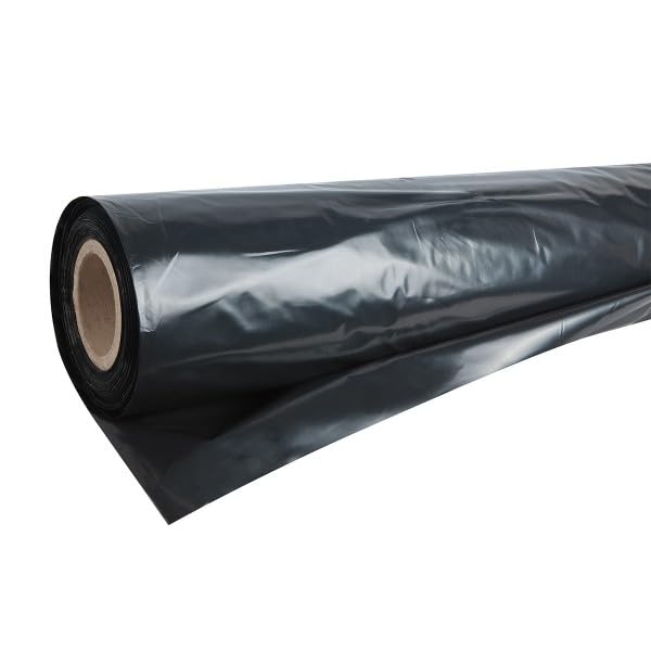 Bonerva Plástico Invernadero en Rollo | Plástico Negro | Plástico agricola | Plástico protección de Plantas | Plastico Protector de Muebles (700 galgas - Rollo 6 x 90 m (540 m2))