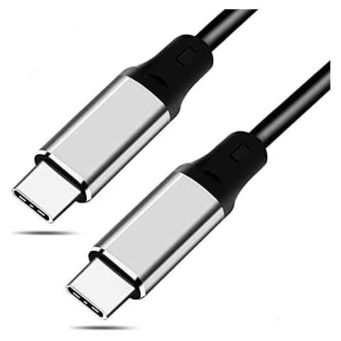 USB C to USB C 100W Cable, Type C 3.2 Gen2×2 20Gbps Fast Data Transfer lead 4K 60Hz PD 20V/5A Video Output Charging Thunderbolt for MacBook, Air iPad Pro, Samsung Galaxy, Laptop HP Google Monitor (1M) Cover