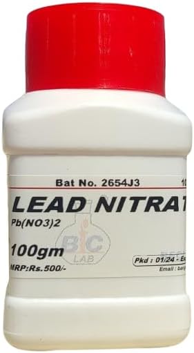 BFC LEAD NITRATE LR - 100gm (CAS No:10099-74-8, Pb(NO3)2)