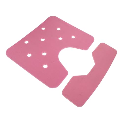 ifundom Cojines para Banco de Ducha 2 Piezas Xpe Impermeables Rosa, Almohadilla Antideslizante para Asiento y Respaldo, Accesorio Ergonómico para Silla de Baño Adultos y Personas