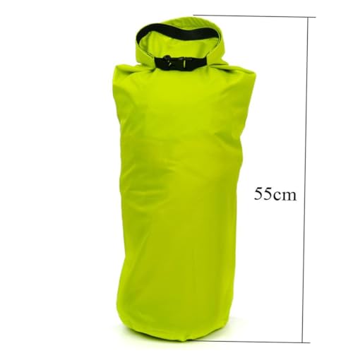 Sac étanche de compression vert kayak canoë rafting avec coutures renforcées
