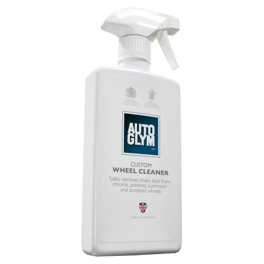Autoglym Limpiador de Llantas y Neumáticos, Fórmula Concentrada Sin Ácidos Dañinos para Limpiar el Polvo de Freno y la Gravilla, Producto Premium para Limpieza de Vehículos – Botella en Spray de 500ml