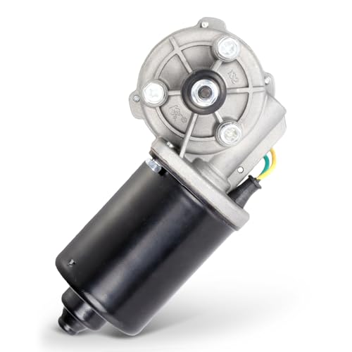 Image of cciyu Front Windshield Wiper Motor Compatible for Dodge Ram 1500 2500 3500 1994-1996,1991-1992 Premier,1990-1993 for Chrysler New Yorker ; Front for Replace OE 85-387