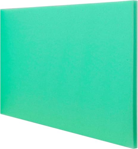 Image of Foam Air Filter Material Sheet for Uni Filter-BF-1 BF1-14 inch X 17 inch X 5 /8 inch, 65-PPI Bulk Fine Filter Foam Sheet, Universal Reusable Air Filter for Most Motorcycle ATV Scooters, Dirt Bike,UTV-Green