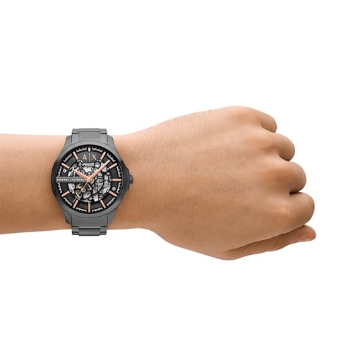 Image of Armani Exchange A|X Automatic Watches for Men, Stainless Steel Watch