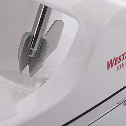 Foto von Westmark Pflaumen- und Zwetschgenentsteiner mit Auffangbehälter, Höhe: 33,7 cm, Edelstahl/Kunststoff, Steinfix, 40252260